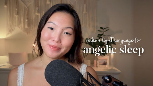 ASMR open your angel wings 🪽✨ soft spoken light language with lullabies
